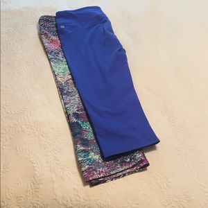 2-4-1 Fabletics cropped workout pants